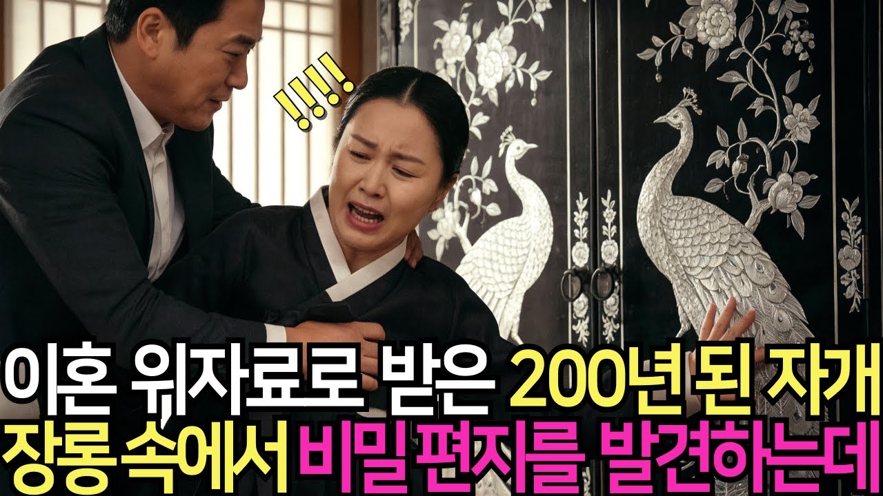 이혼 위자료로 받은 200년 된 자개장롱 속에서 비밀편지를 발견하는데...