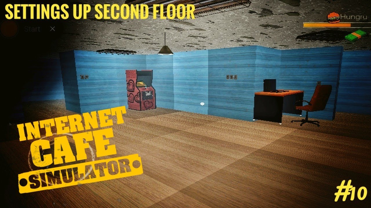 INTERNET CAFE SIMULATOR | SETTING UP SECOND FLOOR | JERRYISGAMING #10 ...