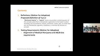 Medical Marijuana Testing Advisory Council Meeting - Nov. 2, 2022