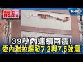 39秒內連續兩震! 委內瑞拉爆發7.2與7.5強震｜TVBS新聞 @TVBSNEWS01