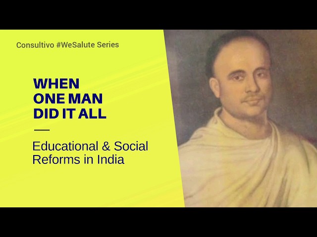 Ishwar Chandra Vidyasagar - The Educationist u0026 Social Reformer | Consultivo #WeSalute Series class=