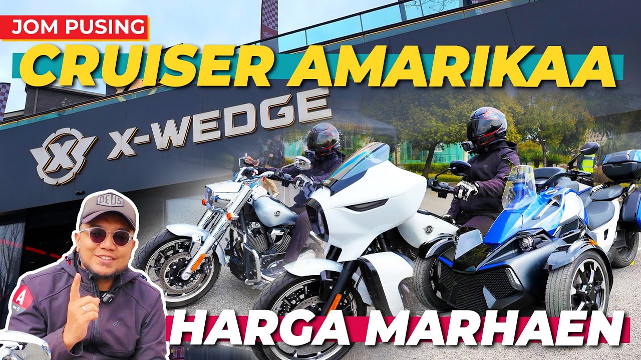 X-WEDGE: RODA TIGA RODA DEPAN SEMUA SAPU