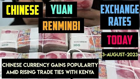 Chinese yuan renminbi exchange rates 03 august  2023 - DayDayNews