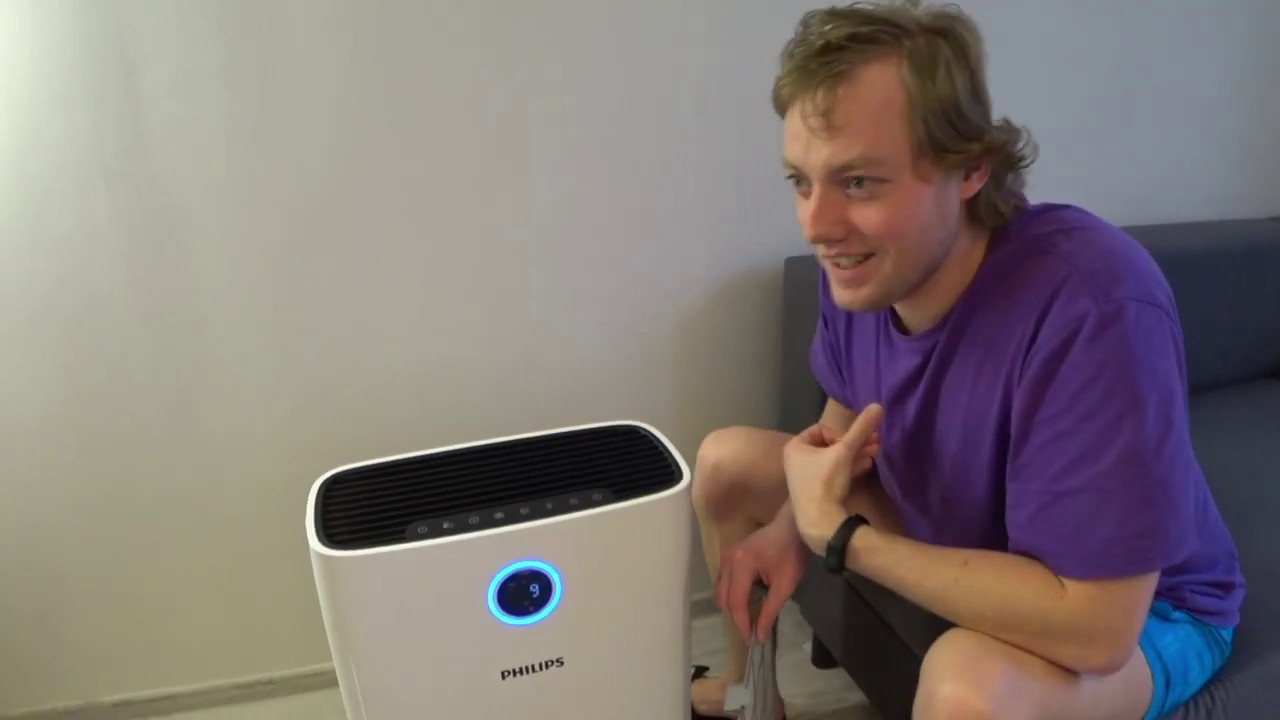 Увлажнитель и очиститель Philips Series 3000i. Оценка. Дым в Киеве.