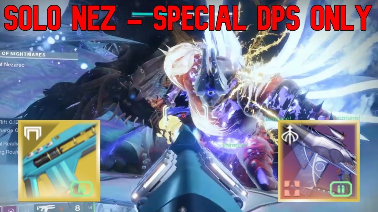 Solo Nezarec - Special Weapon DPS Only