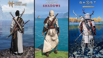 Where Winds Meet vs AC Shadows vs Ghost of Tsushima (PC) - Details & Gameplay Comparison