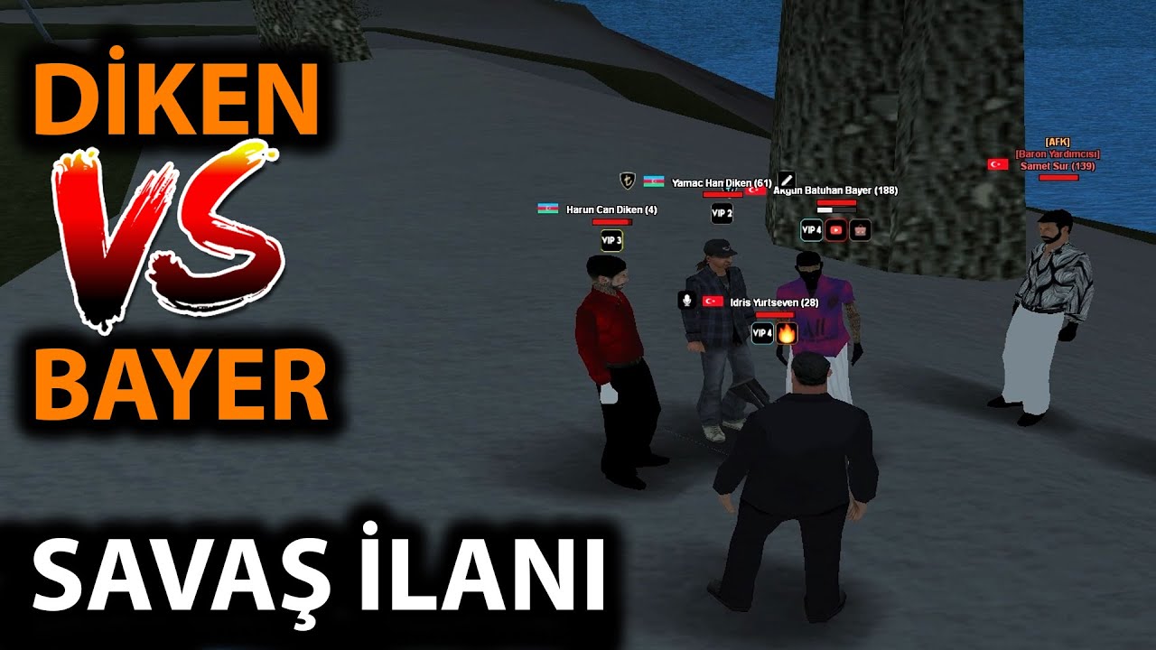 Janti Roleplay - DİKEN VS BAYER SAVAŞ İLANI!