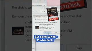 SD Card Write-Protected? | how to remove and format