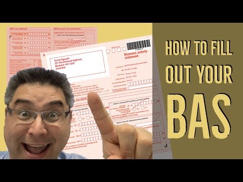 How to fill out a BAS