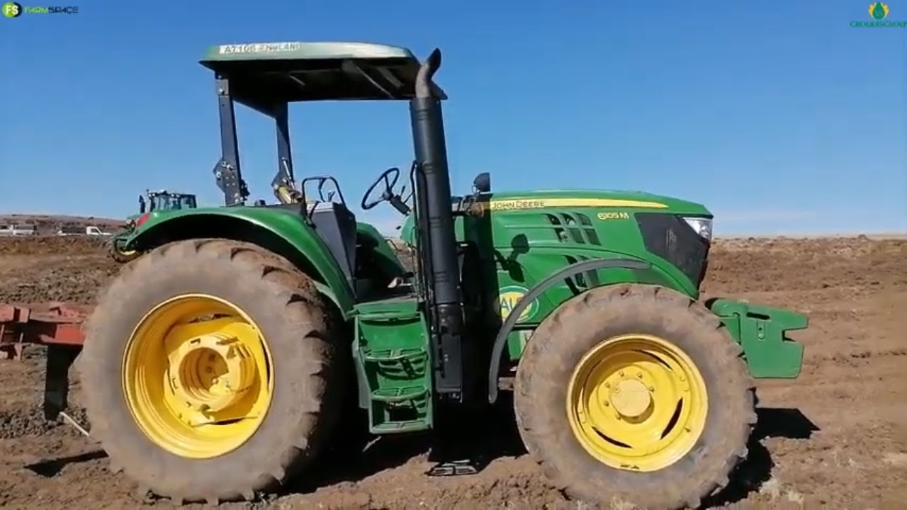 2014 John Deere 6105M trekker No 2 op die VS Groeiersgroep Veiling 20 Augustus 2022