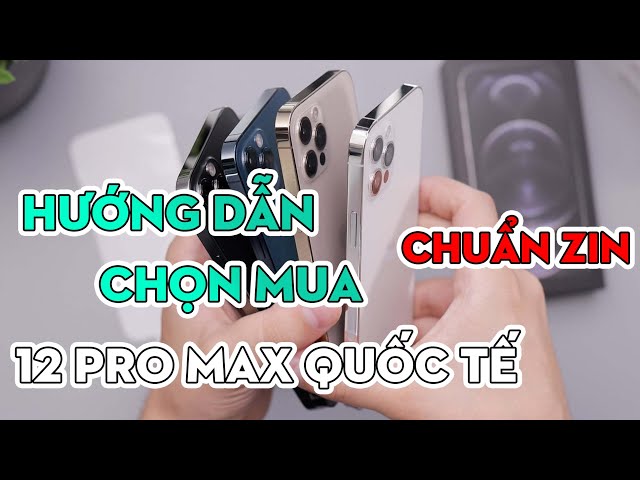 Hướng dẫn chọn mua IPhone 12 Pro Max Cũ Quốc tế chuẩn zin nhanh nhất