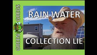 Rain Water Collection - The Real Story