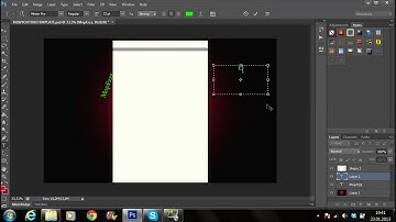 How to make simple youtube background in PhotoShop CS6 2013