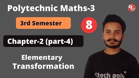 Applied mathematics-3 | Lecture-8 | Matrix | Linear Dependence and Linear Independence of vectors.
