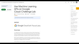 Qwiklabs | Use Machine Learning APIs on Google Cloud: Challenge Lab [GSP329]