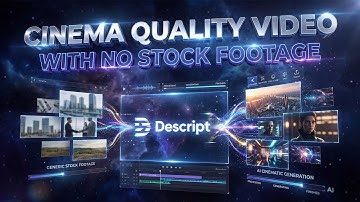 I Made A Full Cinematic Video Using ONLY Descript — No Stock Sites Needed