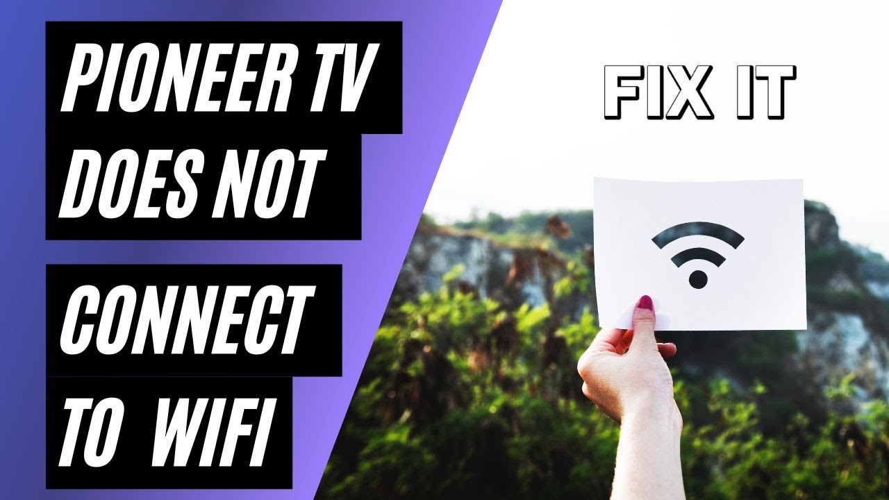 How to connect pioneer tv to wifi youtube
