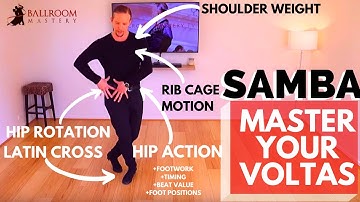 Master Samba VOLTAS [Travelling, Circular, Spot] Beginner to Pro Technique | Ballroom Mastery TV
