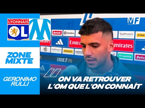 « On va retrouver l’OM que l’on connaît », Geronimo Rulli tempère après la défaite dans l’Olympico