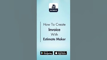 How to create Invoice in mobile app | Estimate & Invoice - Maker App For Android | iPhone