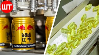 How It's Made Red Bull | Modern Food Production Process