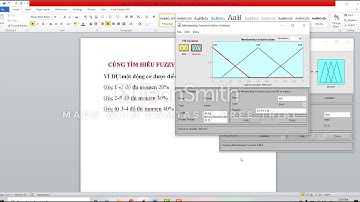 Bài Tập Ứng Dụng Fuzzy Trong Matlab