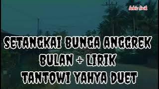 SETANGKAI BUNGA ANGGREK BULAN   LIRIK TANTOWI YAHYA @ LUBIS LIRIK