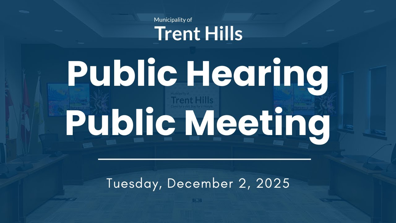 Public Hearings/Public Meetings - 02 Dec 2025
