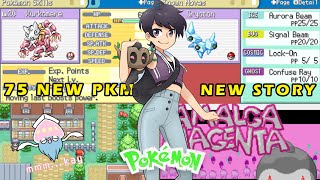 New Pokemon GBA Rom Hack with 75 New Pokemon, New Region, New Cosmic Type (Completed)