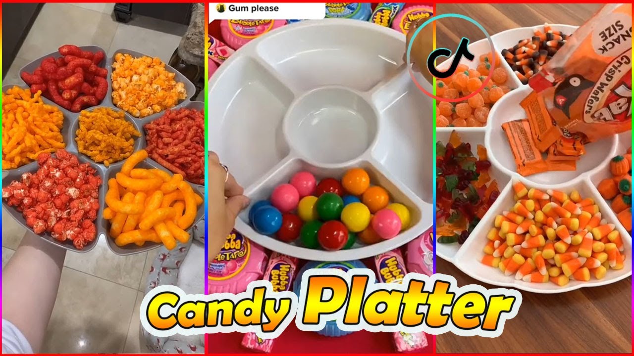 🌈 Satisfying Candy Platter Organize and Restock 🍬💐 Storytime Tiktok