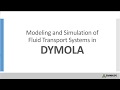 Dymola fluid transportation system simulation