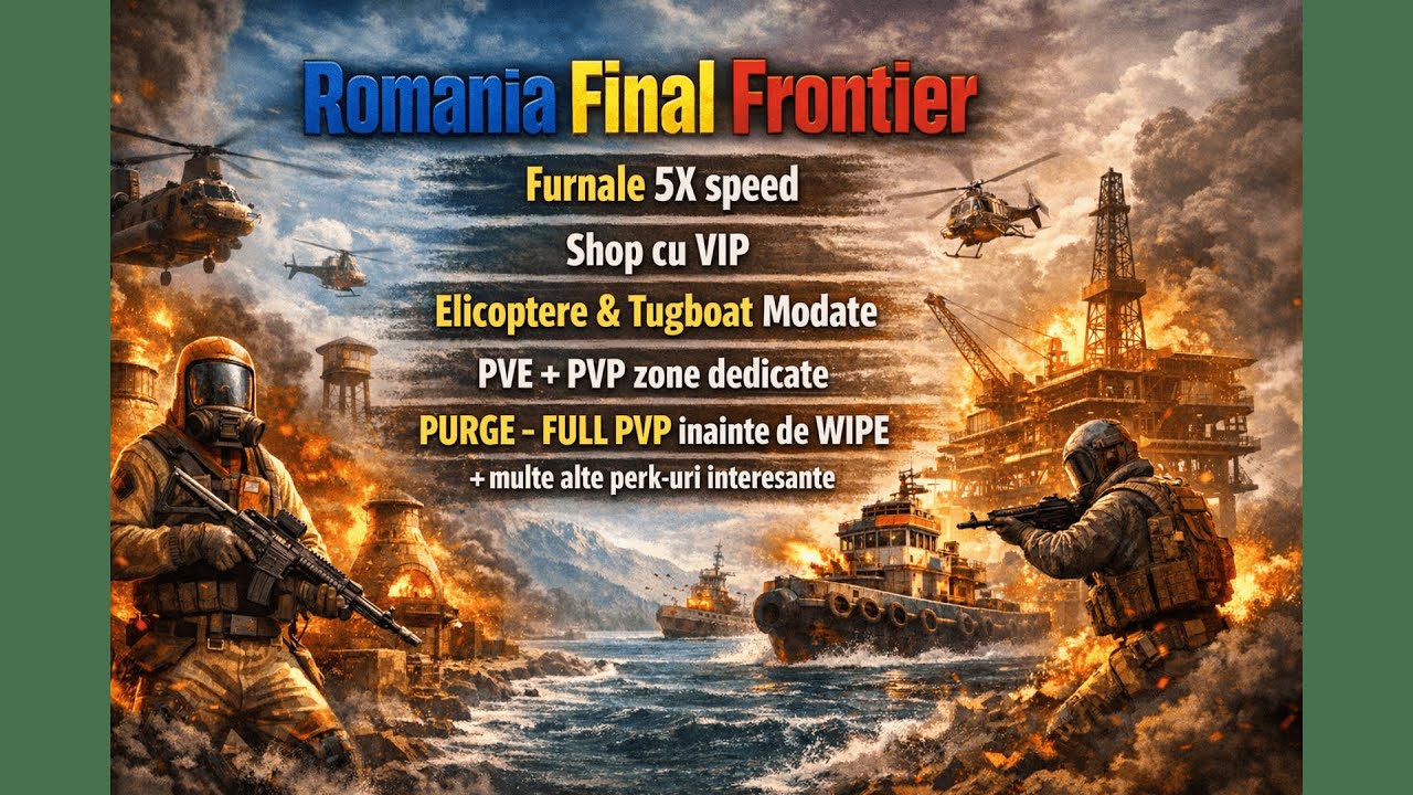 [RO-EN] RUST Romania Final Frontier - Whitelist Server !Quote !discord | EP. 553