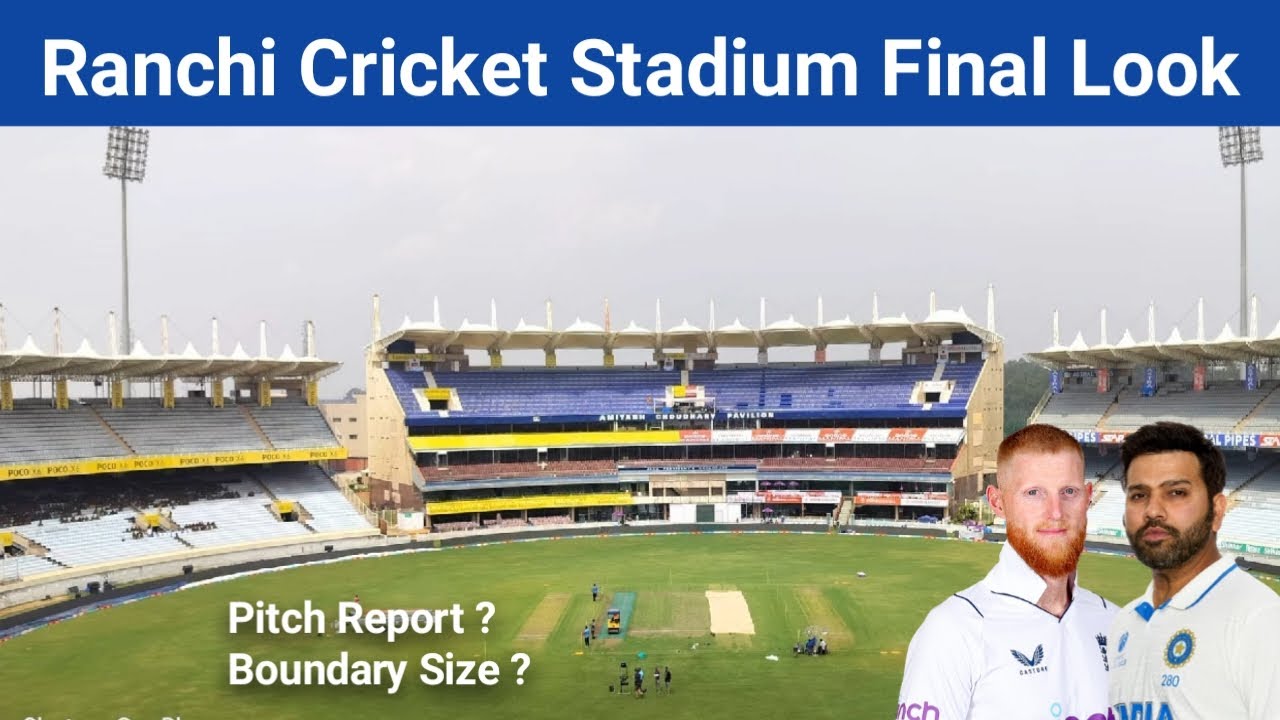 Ranchi Cricket Stadium New Look Ready Jharkhand Ranchi Stadium Pitch