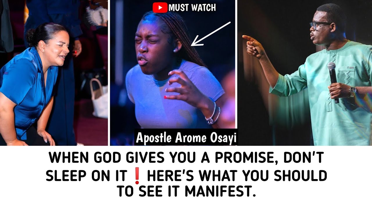 When God Gives You a Promise, Don't Sleep On It❗ Here's What To Do To See It Happen. _Apst. Arome