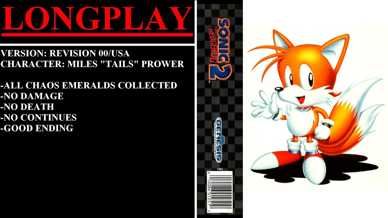 Sonic the Hedgehog 2 (Mega Drive/Genesis) [Longplay] 