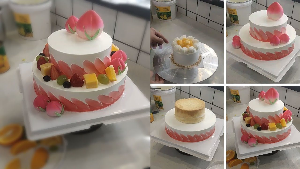 케이크를 만드는 방법 맛있는 생일 케이크 How Birthday cake Make YouTube