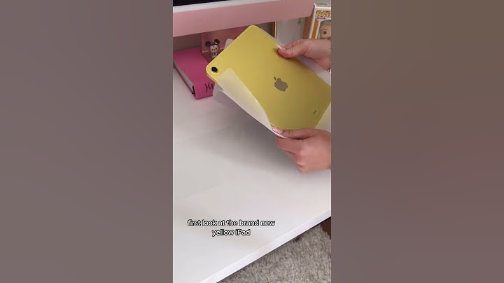 YELLOW iPad - First Look ✨💛