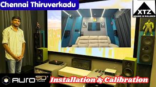 10.1 Auro3D Home Theater System | Complete Home Cinema Build In Chennai #auro3d #xtz  @RockAudios