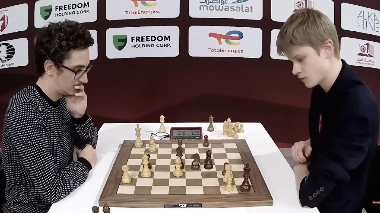 Fabiano Caruana vs. Volodar Murzin / World Blitz 2025 / Round 9 Najdorf Variation  to play for a win