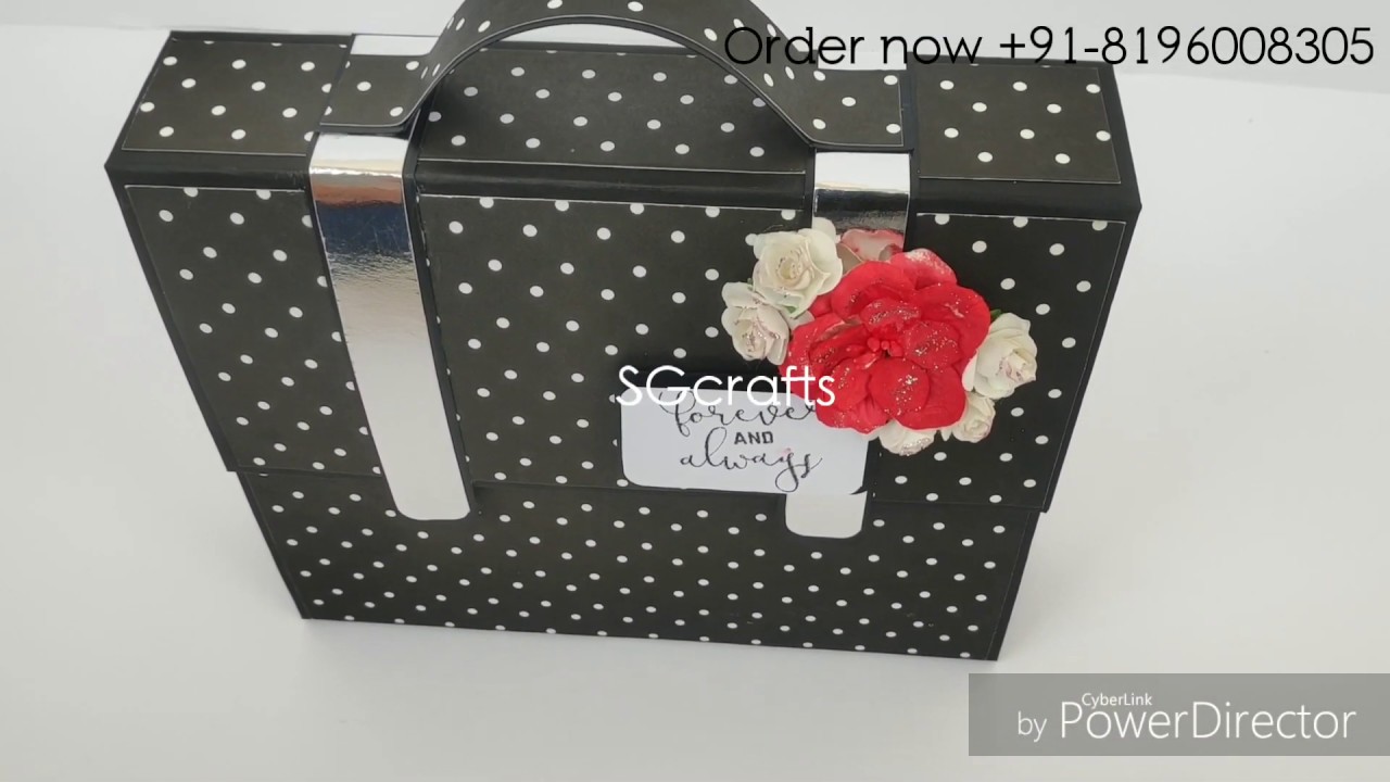 Scrapbook Ideas Suitcase Album Love Scrapbook Scrapbook For Boyfriend Youtube