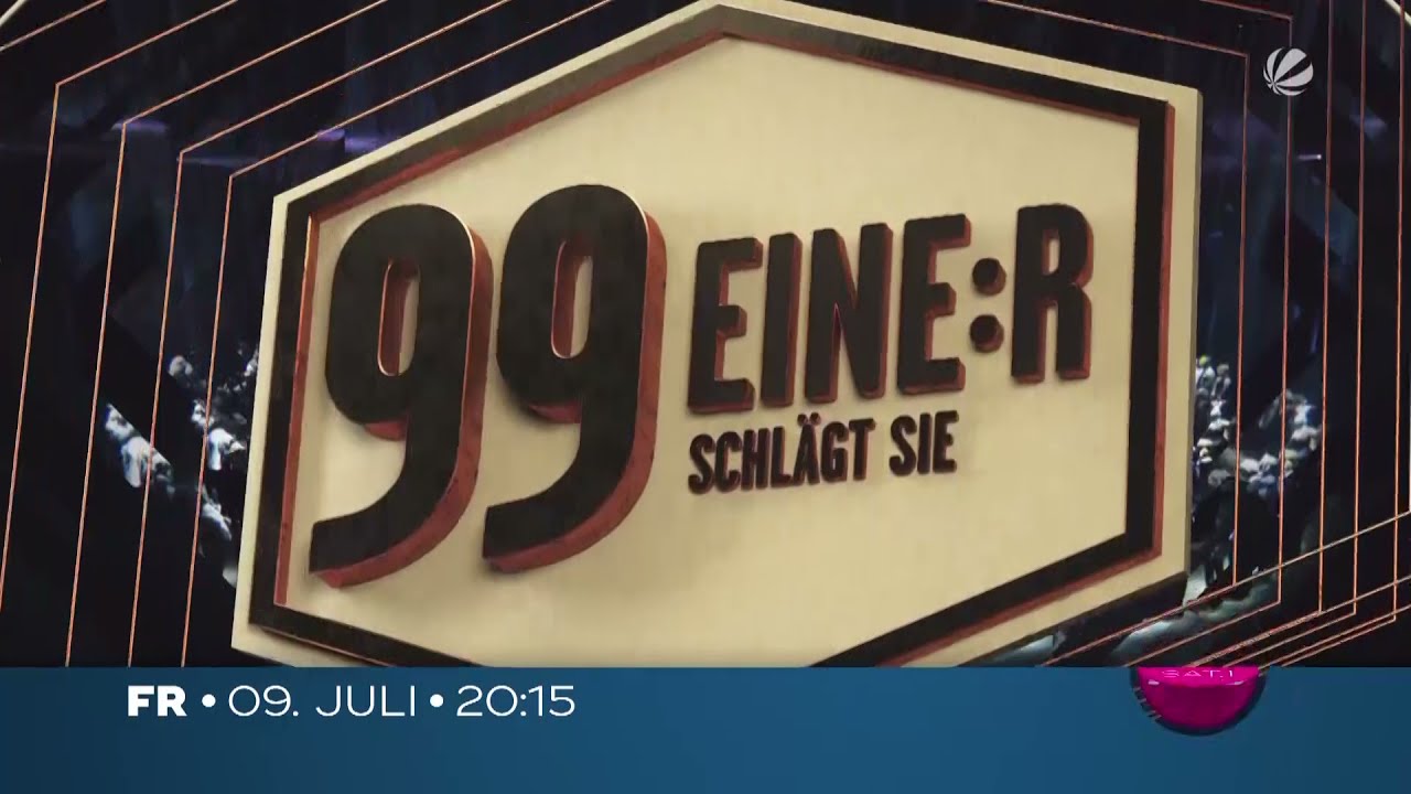 99 Einer schlägt sie alle! Vorschau 1 für den 09.07.2021 (Sat.1) YouTube 99 Einer schlägt sie alle! Vorschau 1 für den 09.07.2021 (Sat.1) YouTube