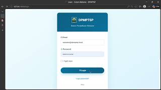Demo Aplikasi Pendaftaran Reklame DTMPTSP screenshot 5