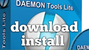 How to download and install daemon tools lite for windows and free