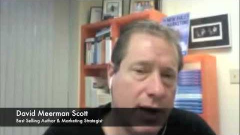 David Meerman Scott interview - Part 2 - New Rules of Marketing & PR