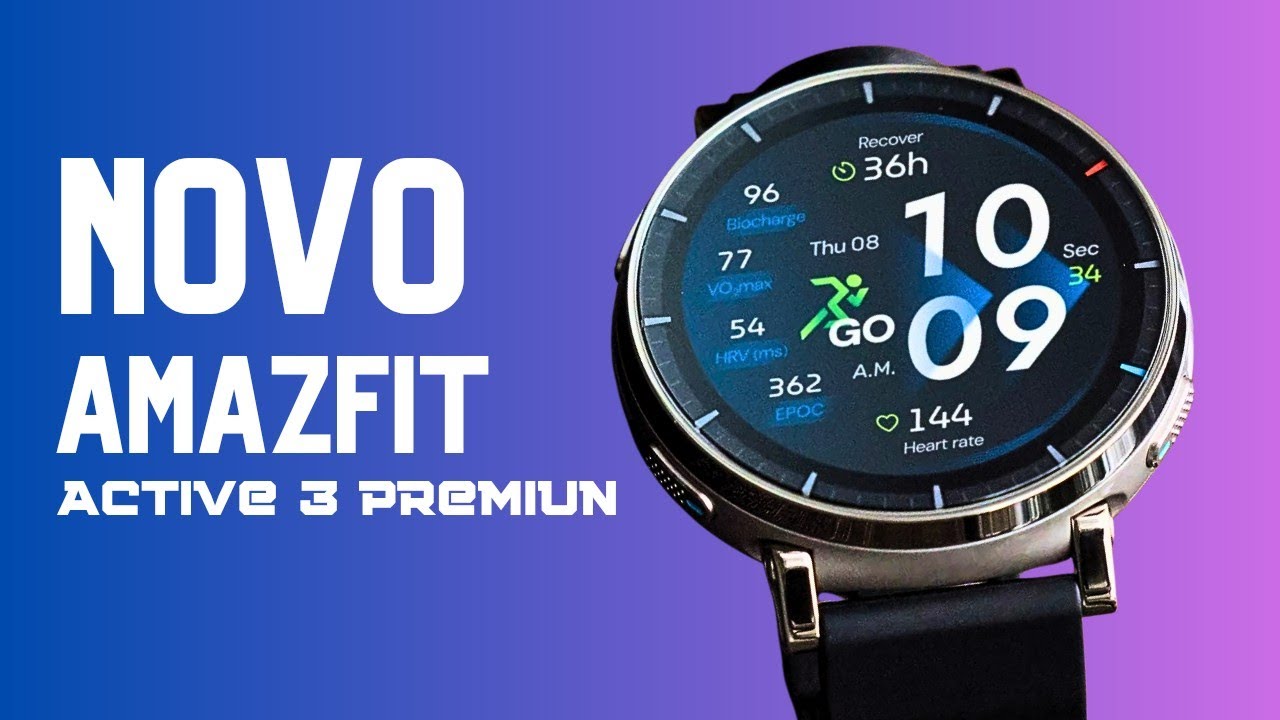 Amazfit Active 3 Premium – Resumo rápido do lançamento