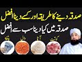 Sadqa Dene Ka Tarika Aur Kise Dena Afzal He  Sadqa Kis Cheez Ka Dena Chahiye  Sadqa Kise Dena Hai