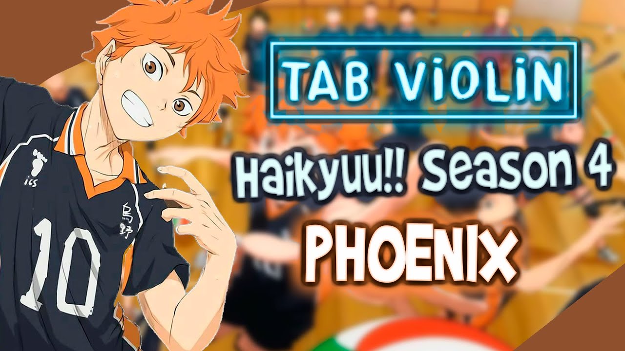 Haikyuu!! Season 4 Op PHOENIX Violín TUTORIALS and TABS / How to play