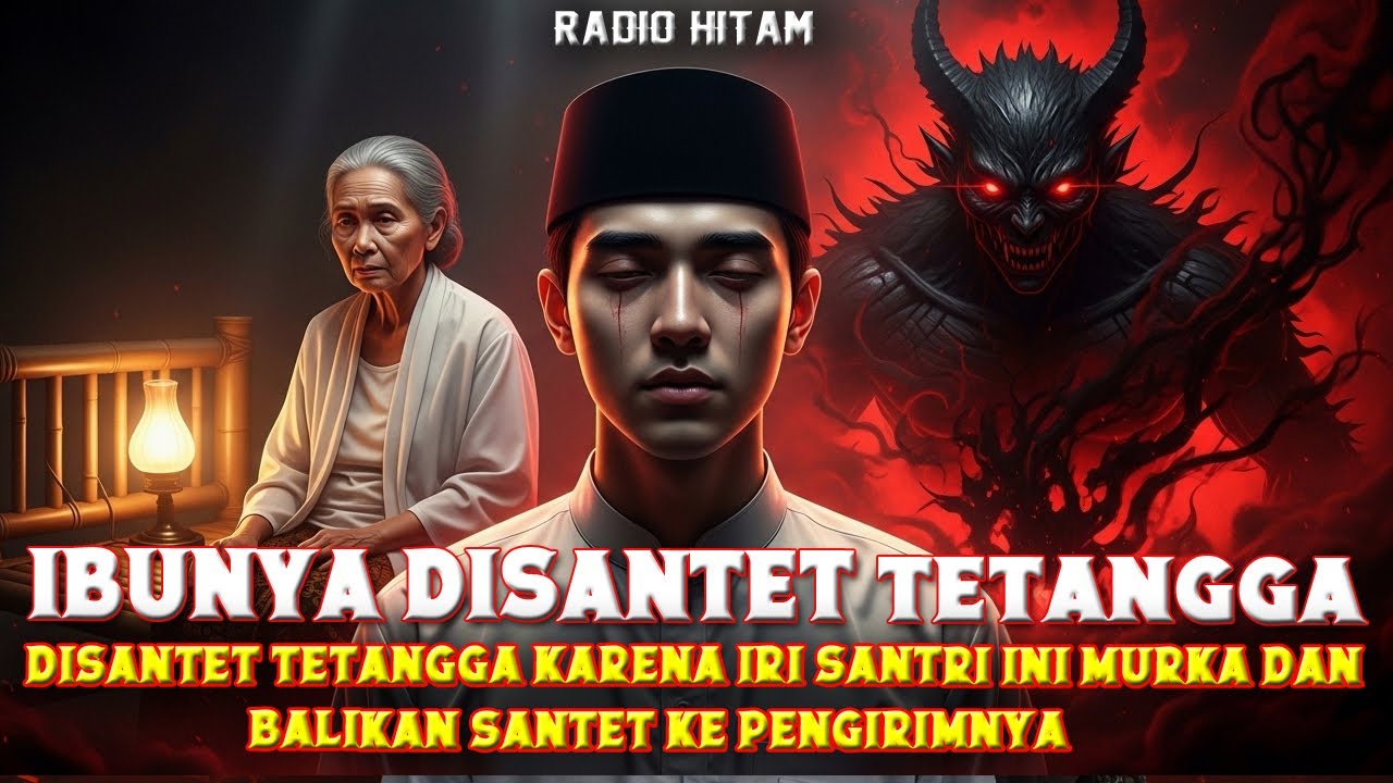 IBUNYA DISANTET TETANGGA‼️SANTRI INI MURKA DAN MENANTANG DUKUN SANTET KEJAM