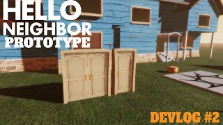Hello Neighbor Prototype Remake 2 Raycast Doors, Item Throw, And More Wip Roblox Remake