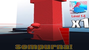 Stack Colors – Levels 1 to 5 | Perfect Run Challenge!